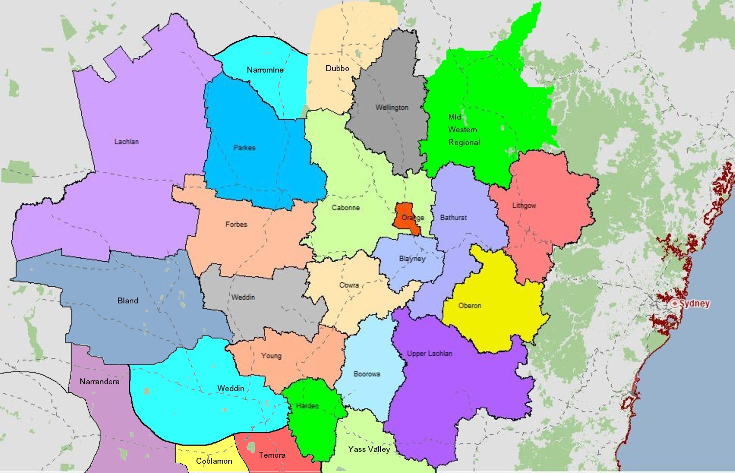 RRV Territory Map